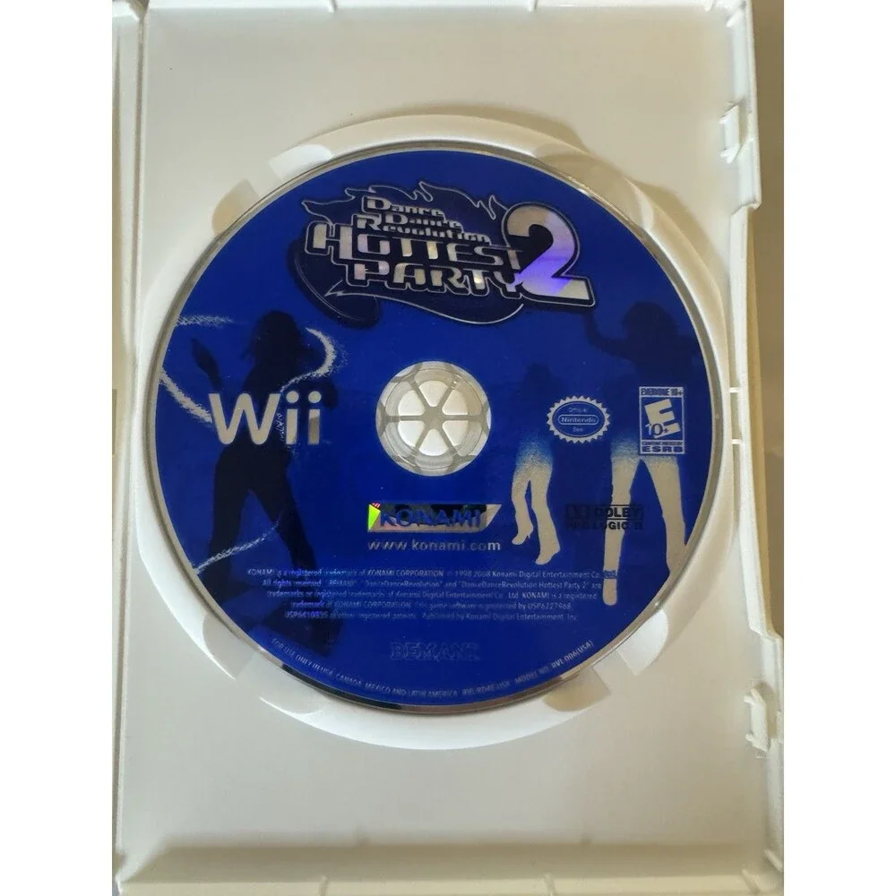 Genuine Dance Dance Revolution Dance Mat Controller For Nintendo Wii  With Game